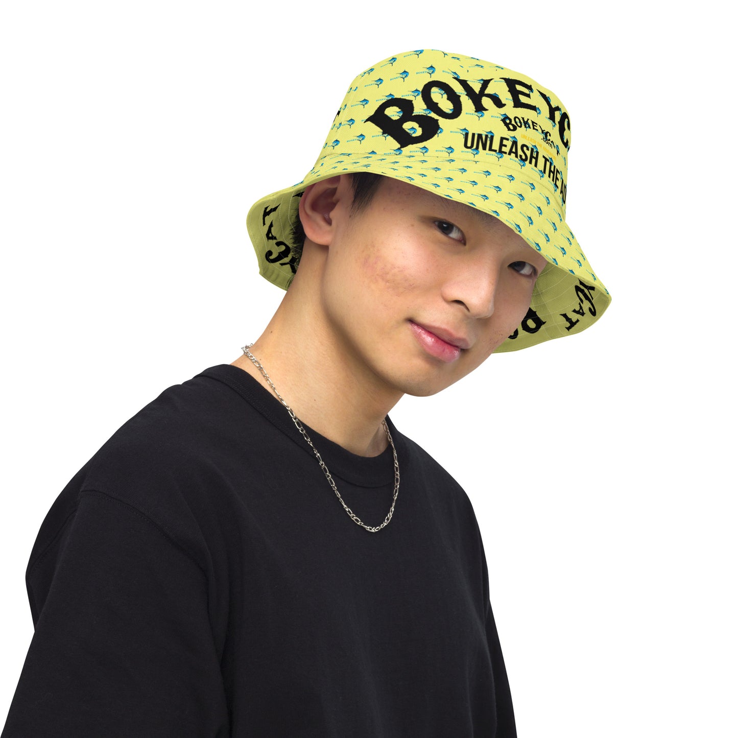 BokeyCat Reversible bucket hat