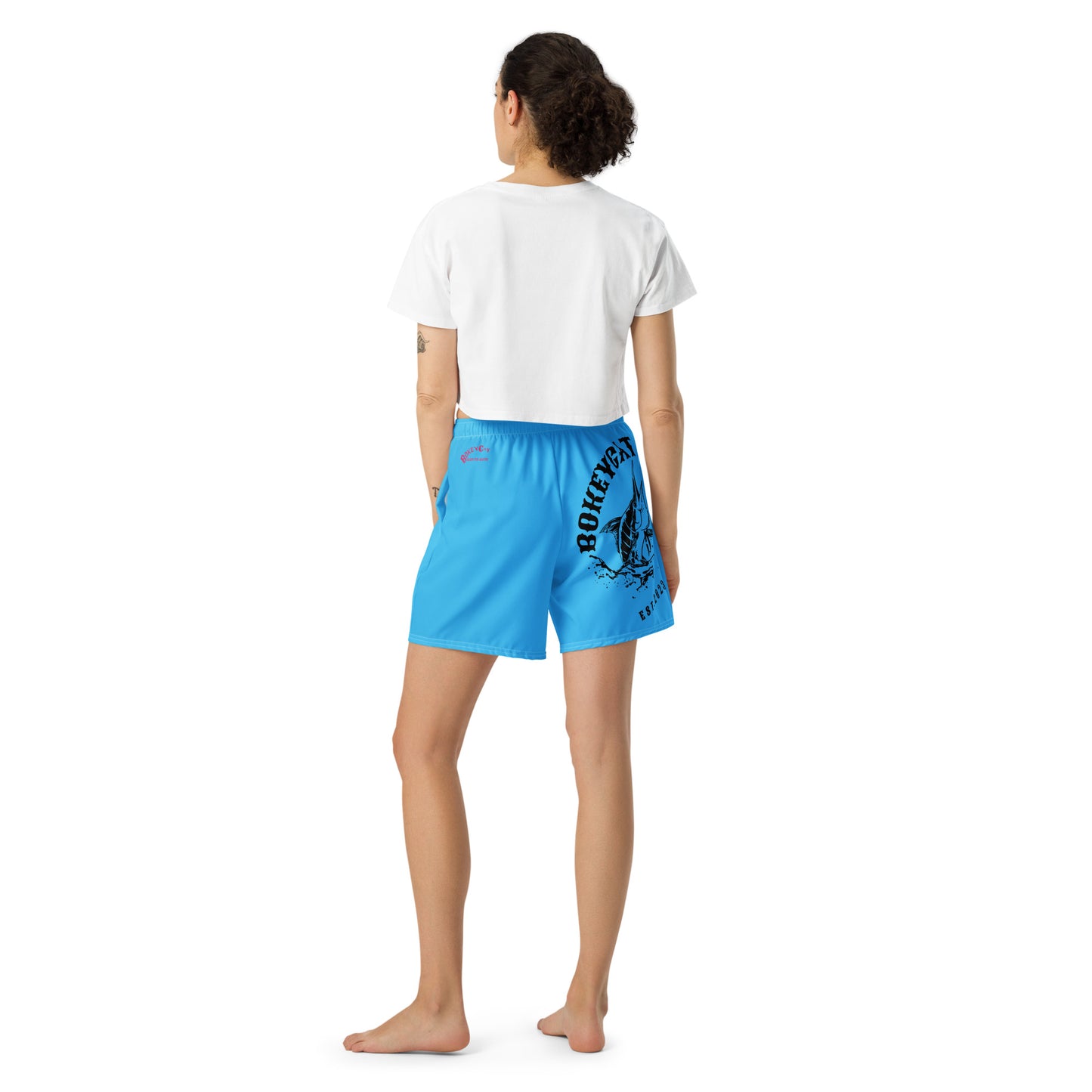 BokeyCat Unisex Athletic Long Shorts