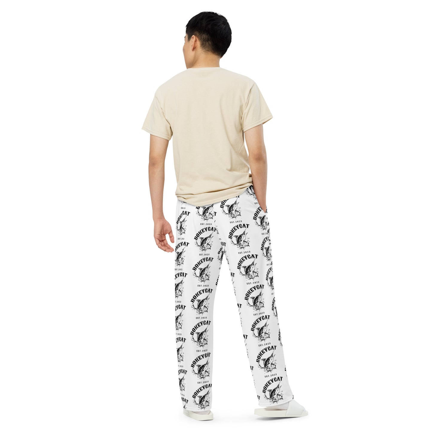 BokeyCat  unisex wide-leg pants