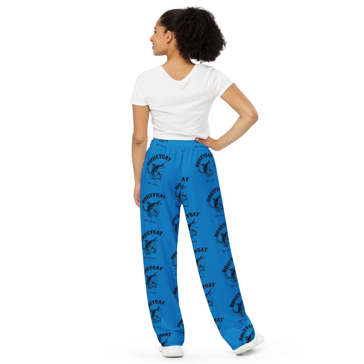 BokeyCat  unisex wide-leg pants