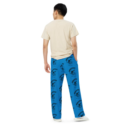 BokeyCat  unisex wide-leg pants