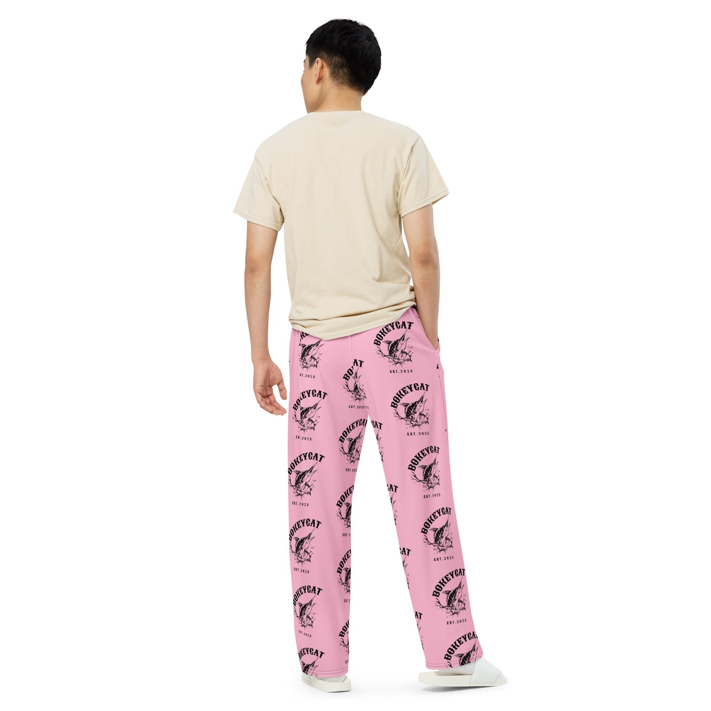 BokeyCat  unisex wide-leg pants