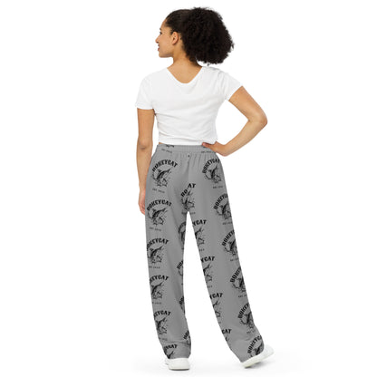 BokeyCat  unisex wide-leg pants