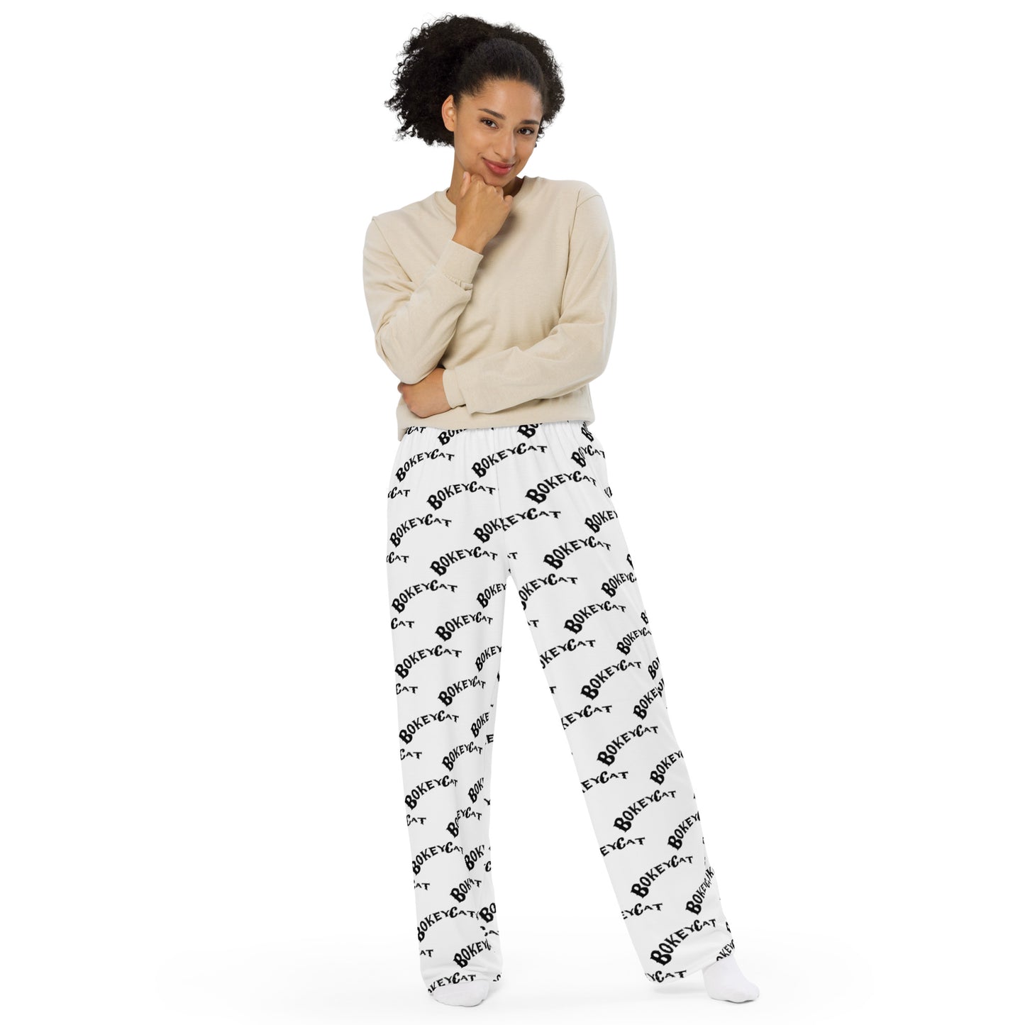 BokeyCat unisex wide-leg pants