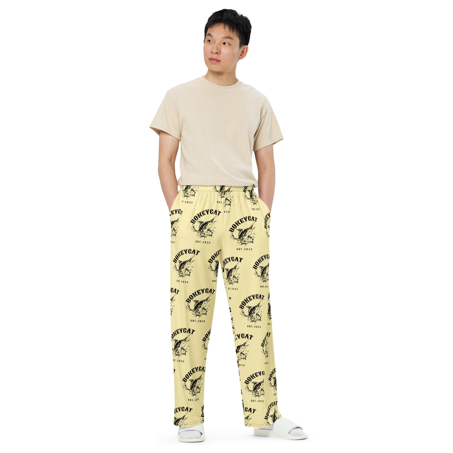 BokeyCat unisex wide-leg pants