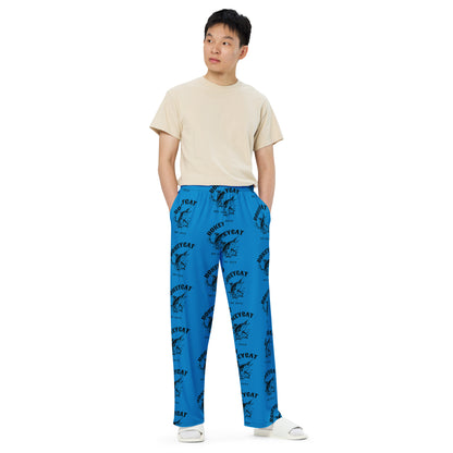 BokeyCat  unisex wide-leg pants