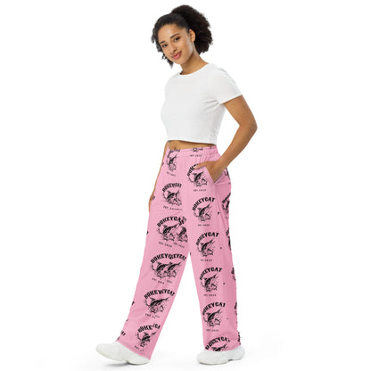 BokeyCat  unisex wide-leg pants