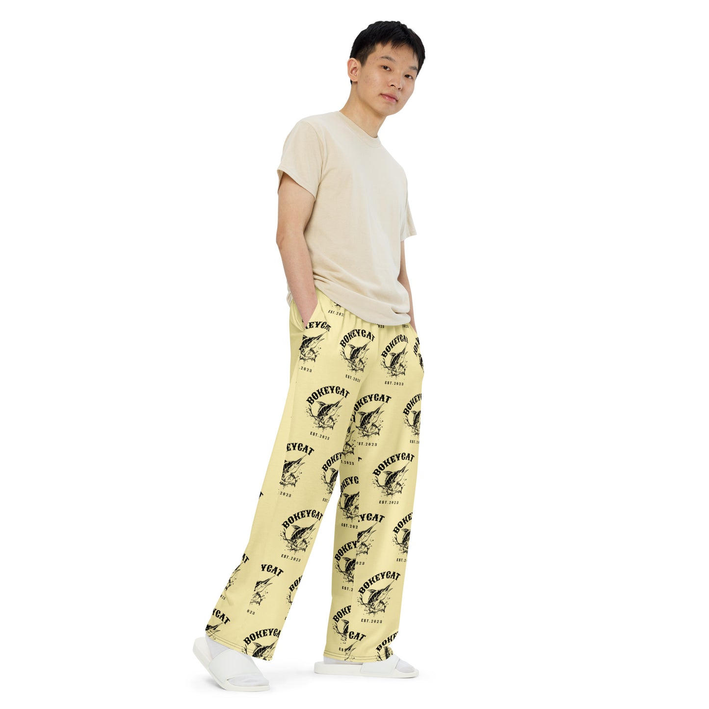 BokeyCat unisex wide-leg pants