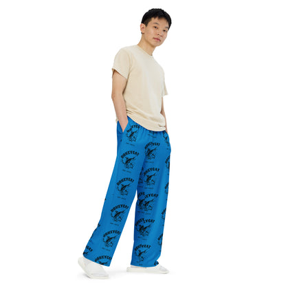 BokeyCat  unisex wide-leg pants