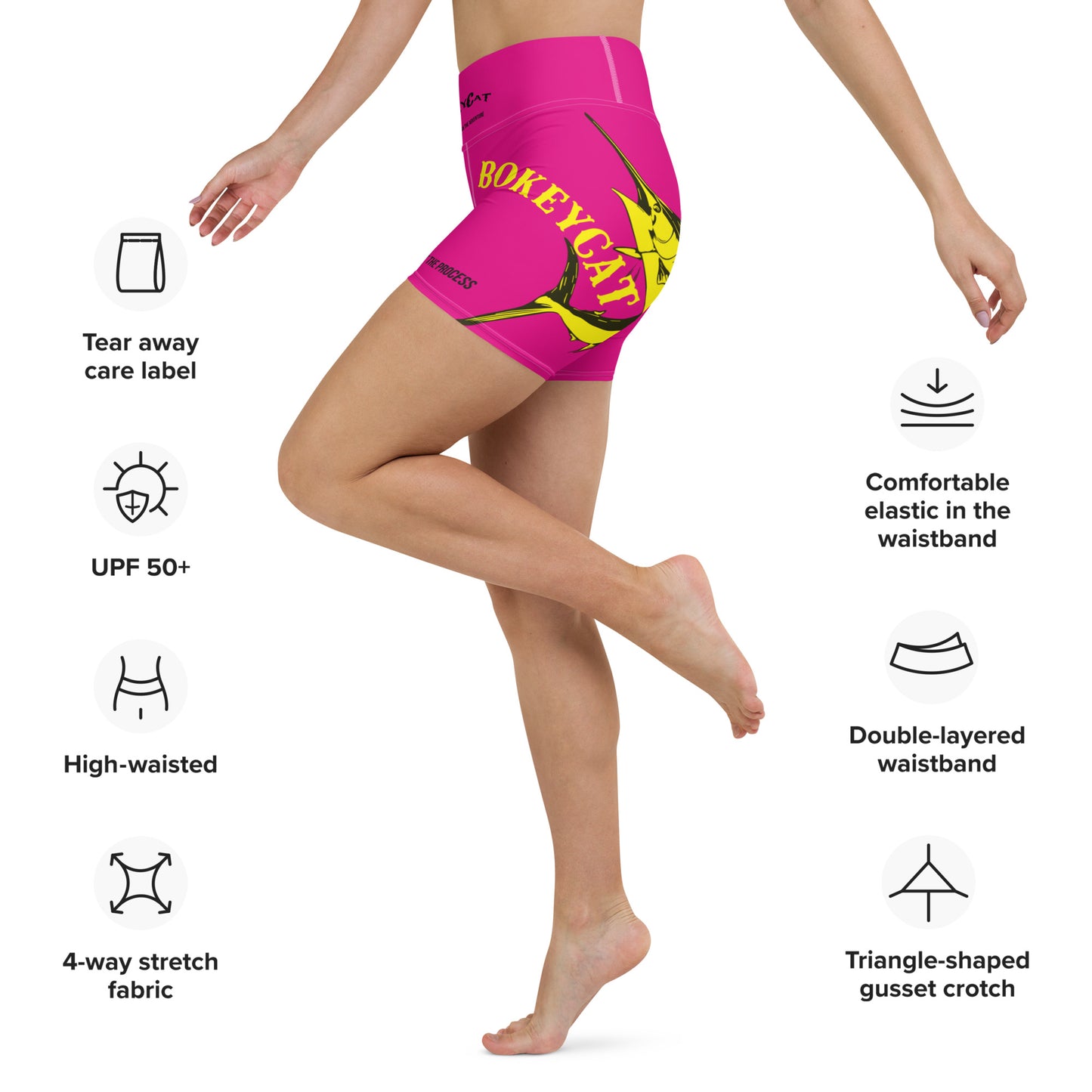 BokeyCat Yoga Shorts