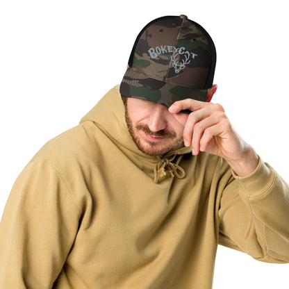 BokeyCat Camouflage trucker hat