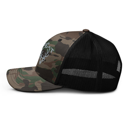 BokeyCat Camouflage trucker hat