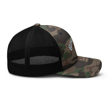 BokeyCat Camouflage trucker hat