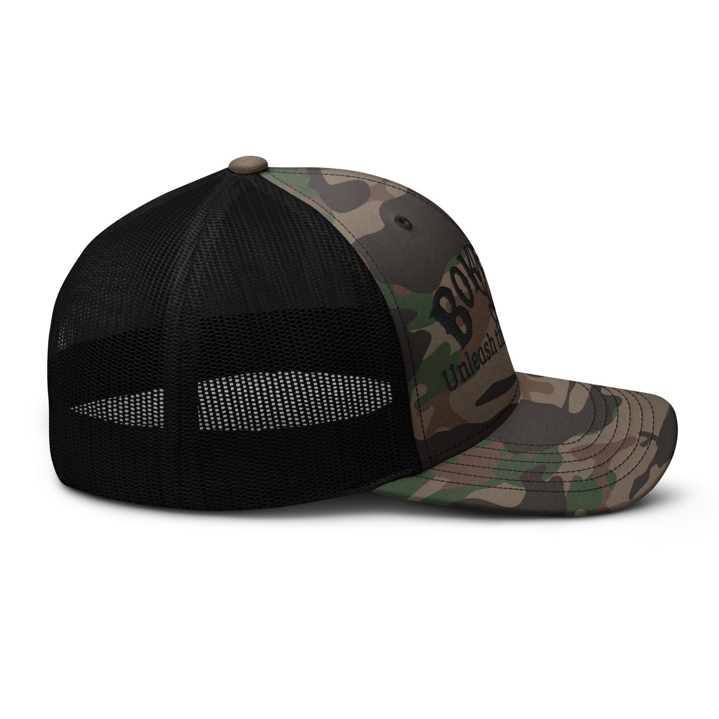 BokeyCat  Camouflage trucker hat