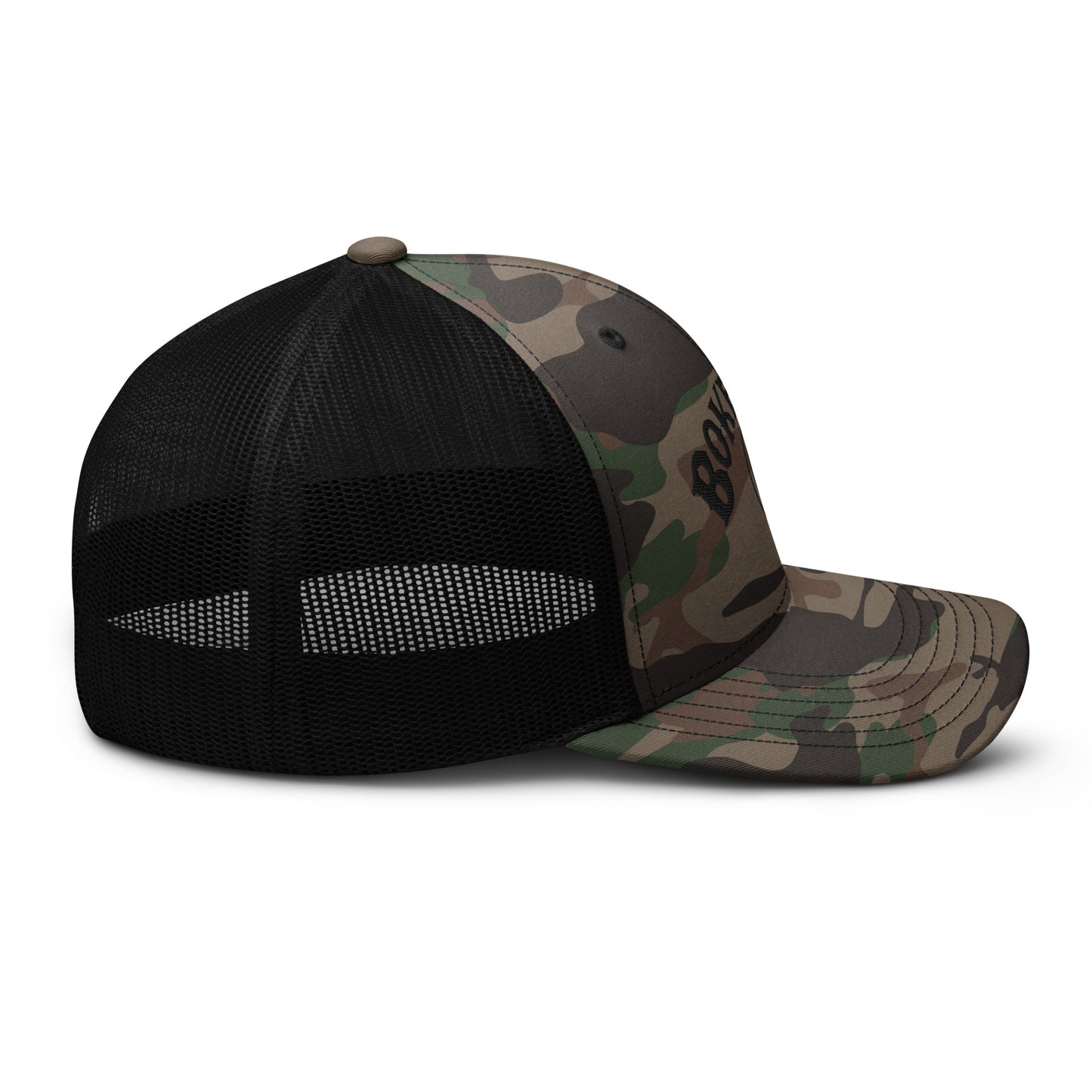 BokeyCat  Camouflage trucker hat