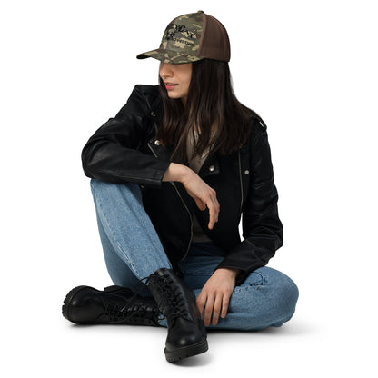 BokeyCat  Camouflage trucker hat