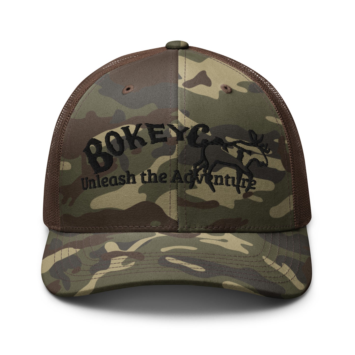 BokeyCat  Camouflage trucker hat