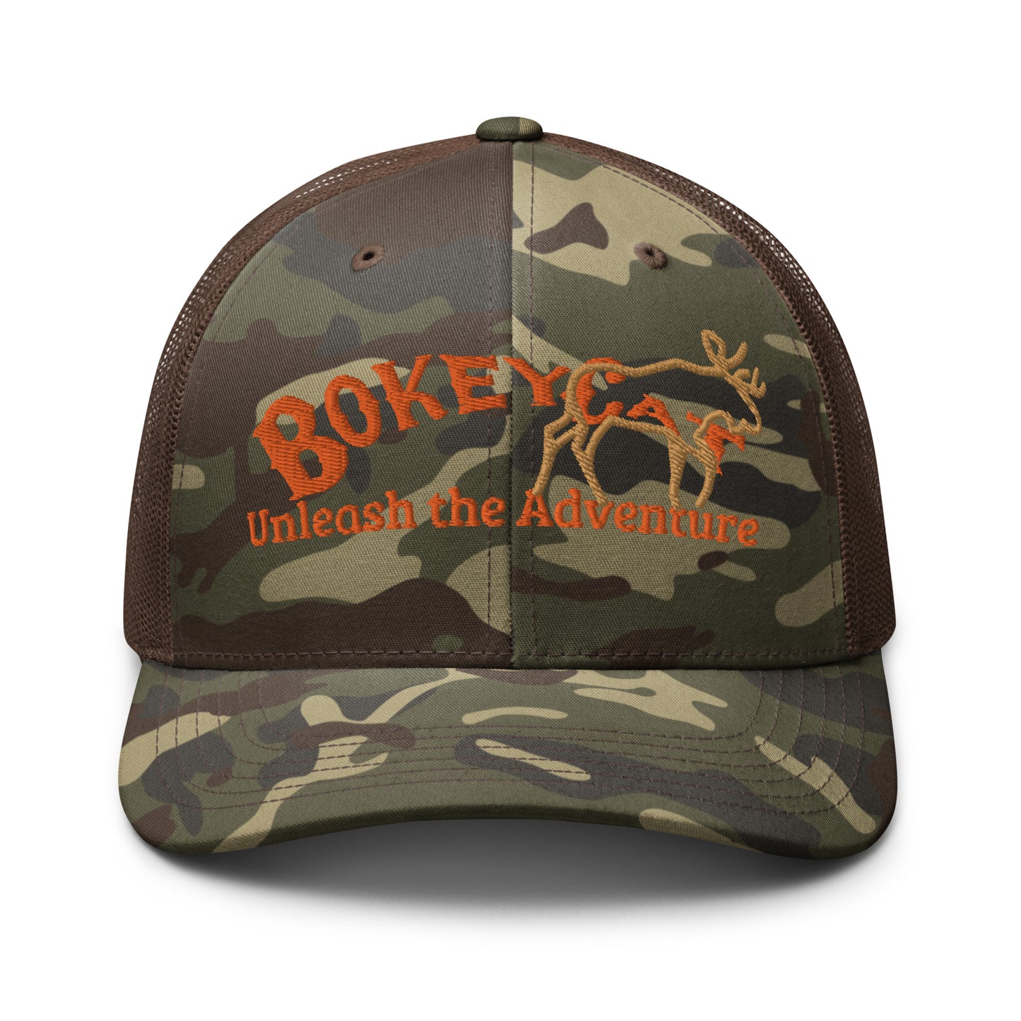 BokeyCat  Camouflage trucker hat