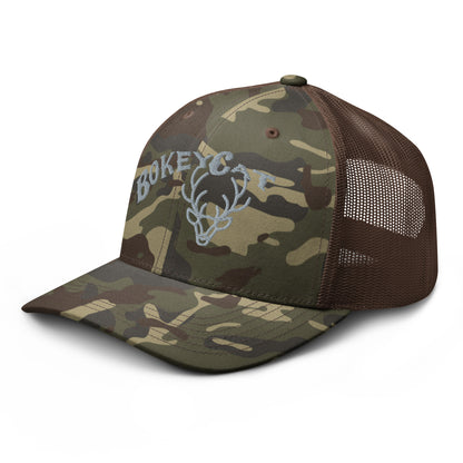 BokeyCat Camouflage trucker hat