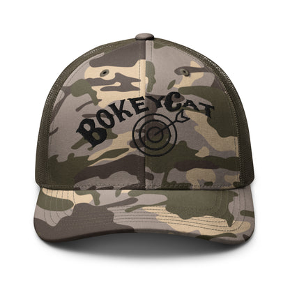 BokeyCat  Camouflage trucker hat