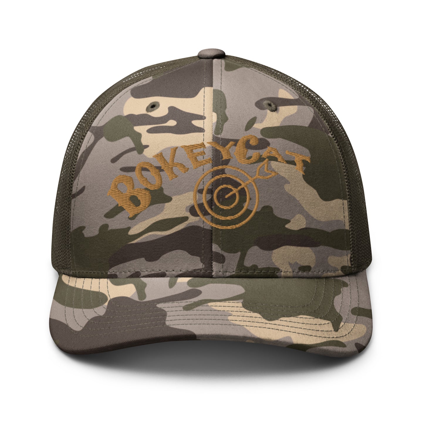 BokeyCat  Camouflage trucker hat