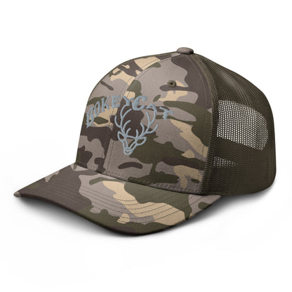 BokeyCat Camouflage trucker hat