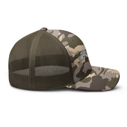 BokeyCat Camouflage trucker hat