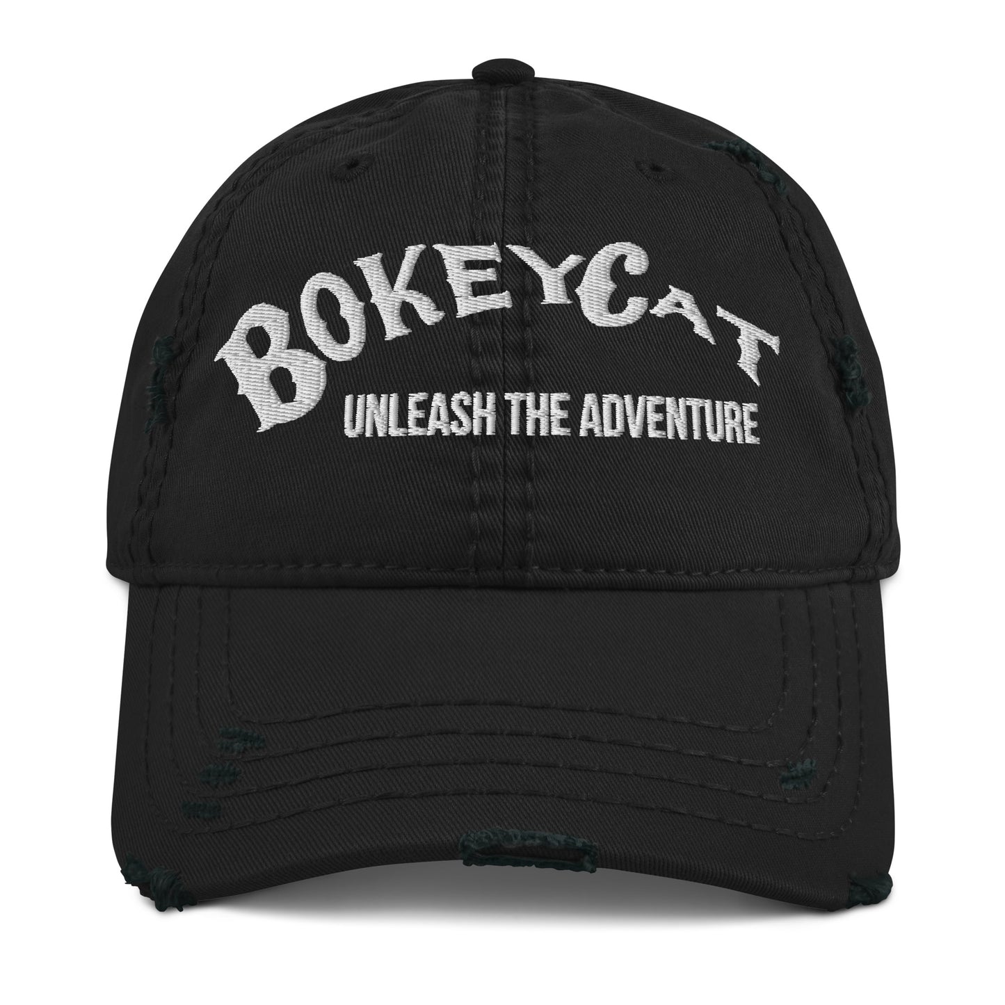 BokeyCat Distressed Dad Hat