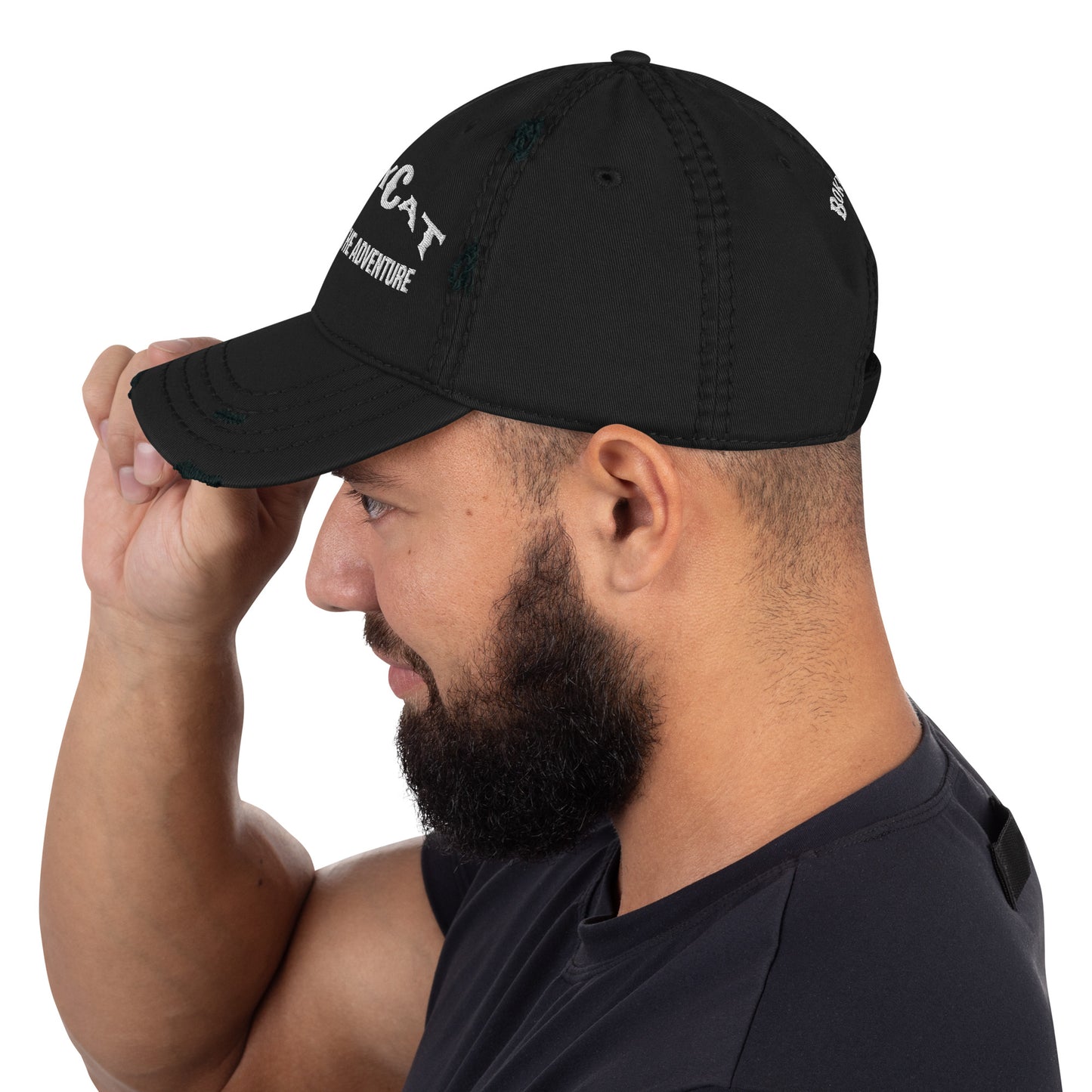 BokeyCat Distressed Dad Hat