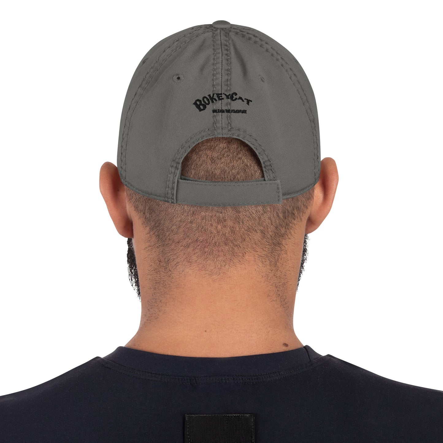 BokeyCat Distressed Dad Hat