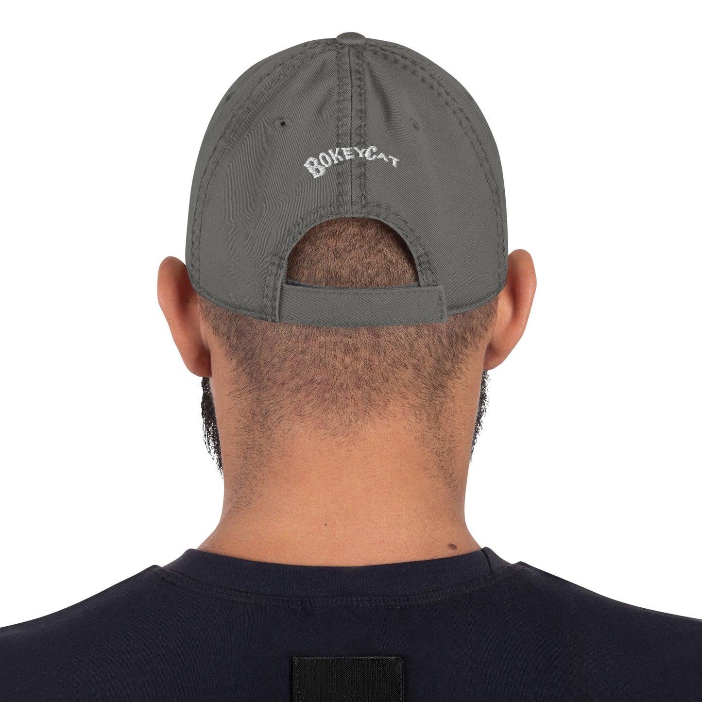 BokeyCat Distressed Dad Hat