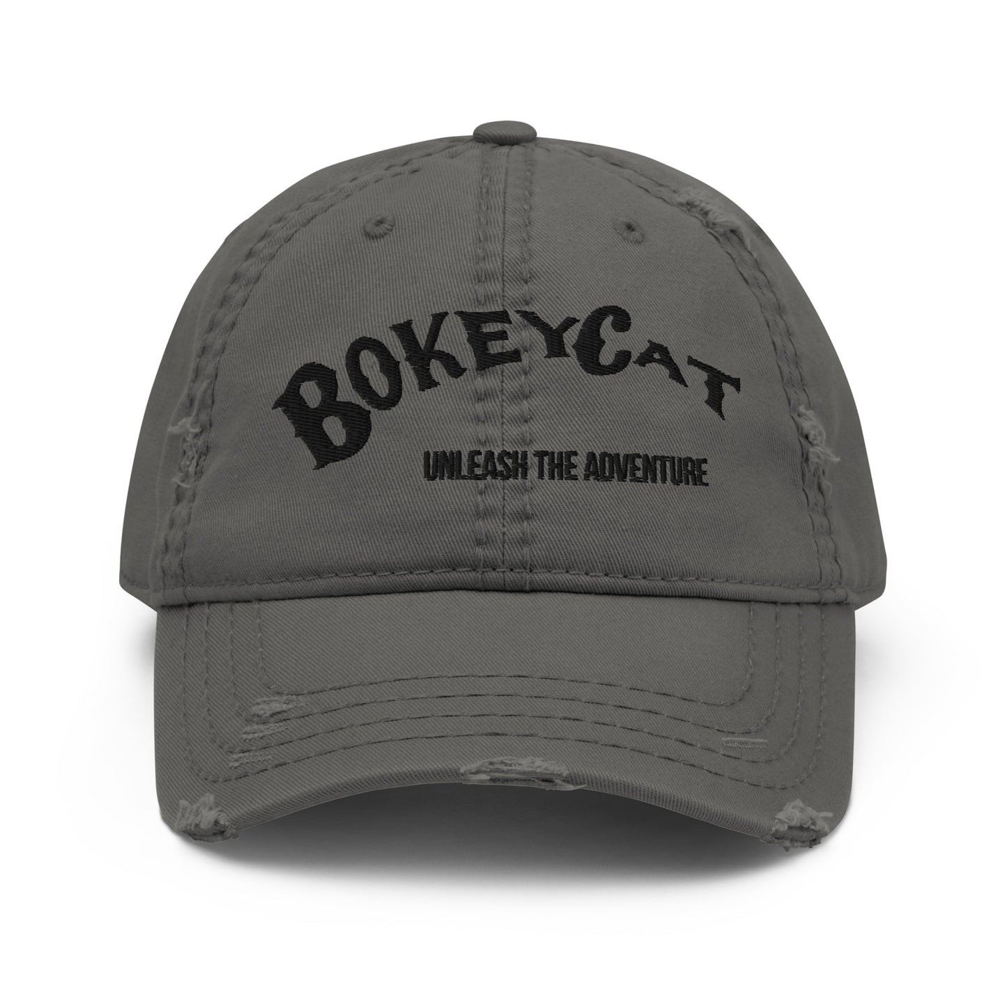 BokeyCat Distressed Dad Hat