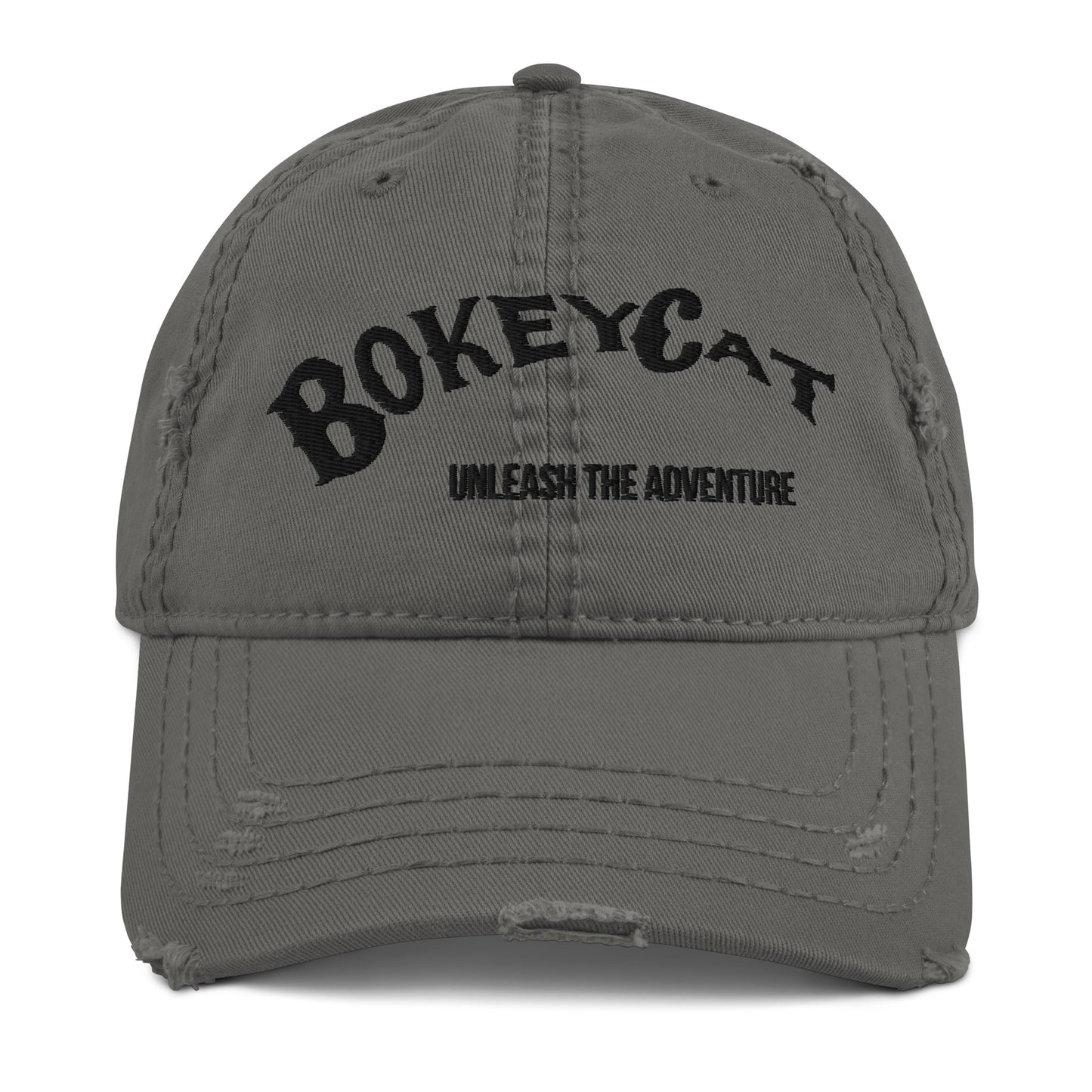 BokeyCat Distressed Dad Hat