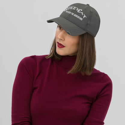 BokeyCat Distressed Dad Hat