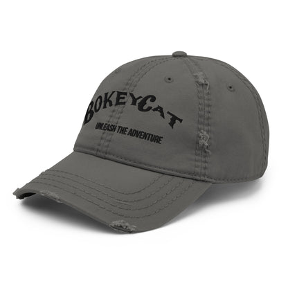 BokeyCat Distressed Dad Hat