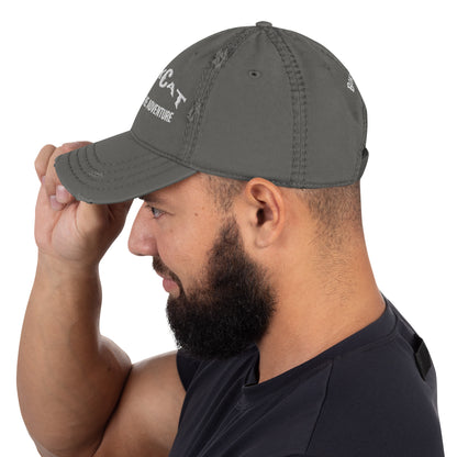 BokeyCat Distressed Dad Hat