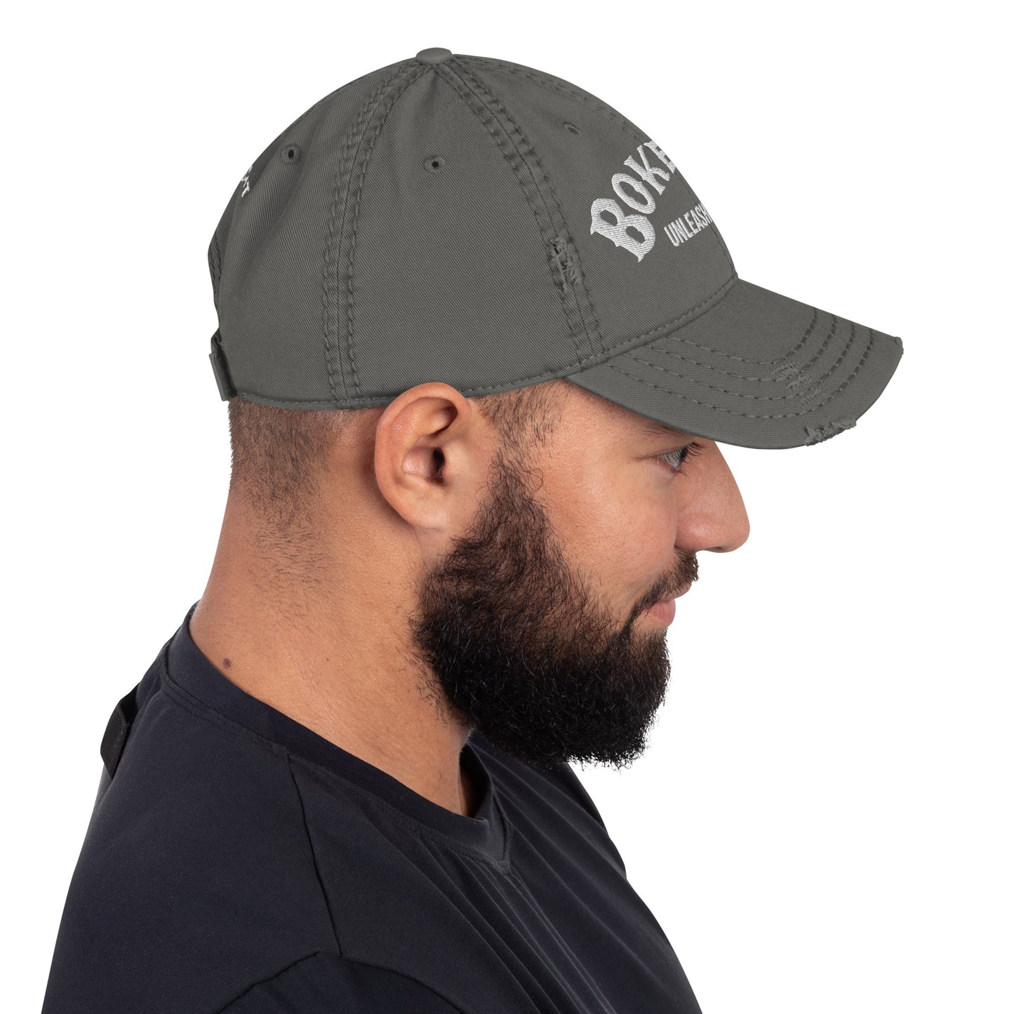 BokeyCat Distressed Dad Hat