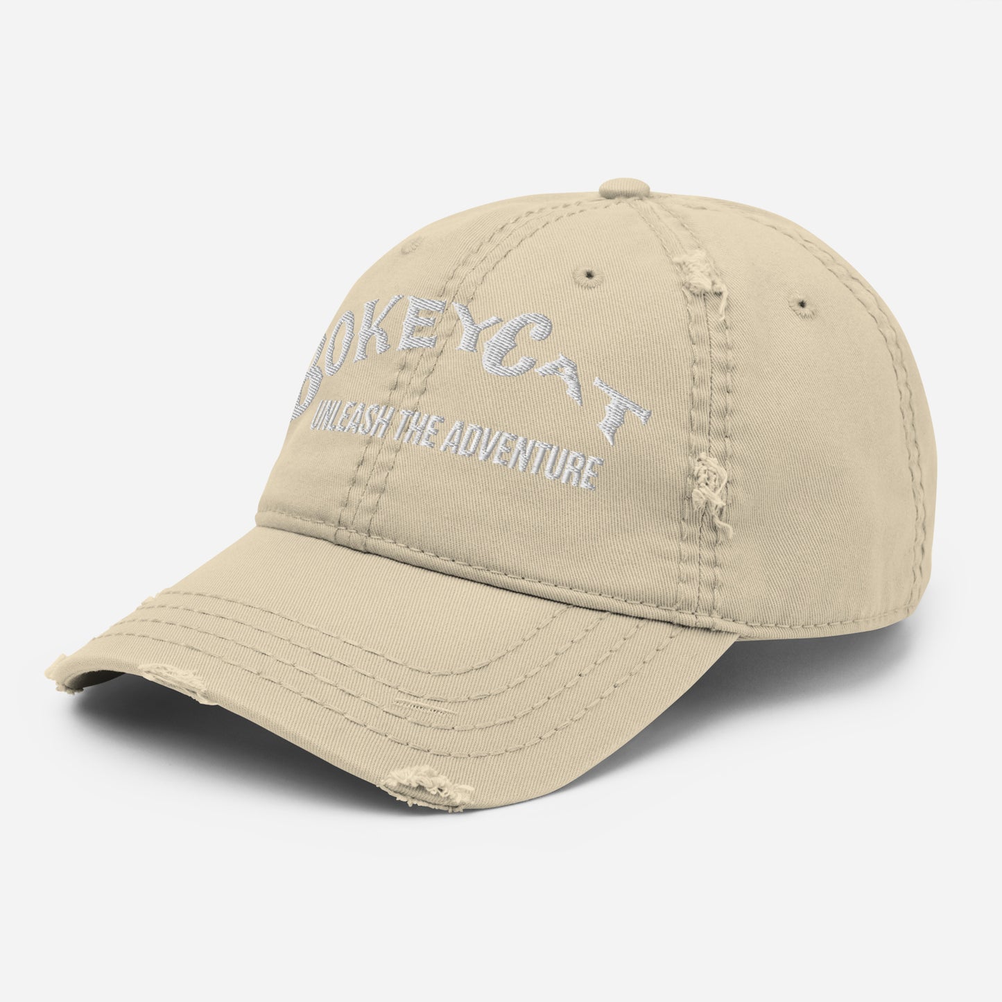 BokeyCat Distressed Dad Hat