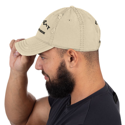 BokeyCat Distressed Dad Hat