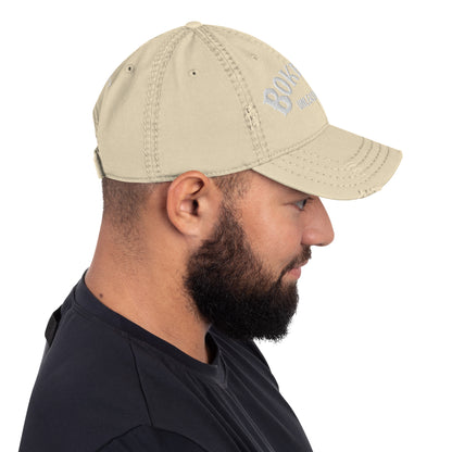 BokeyCat Distressed Dad Hat