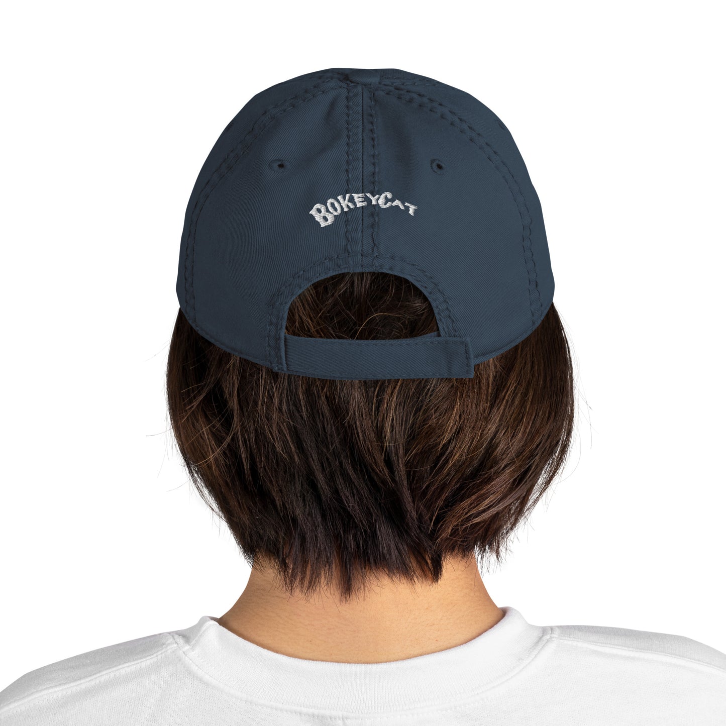 BokeyCat Distressed Dad Hat