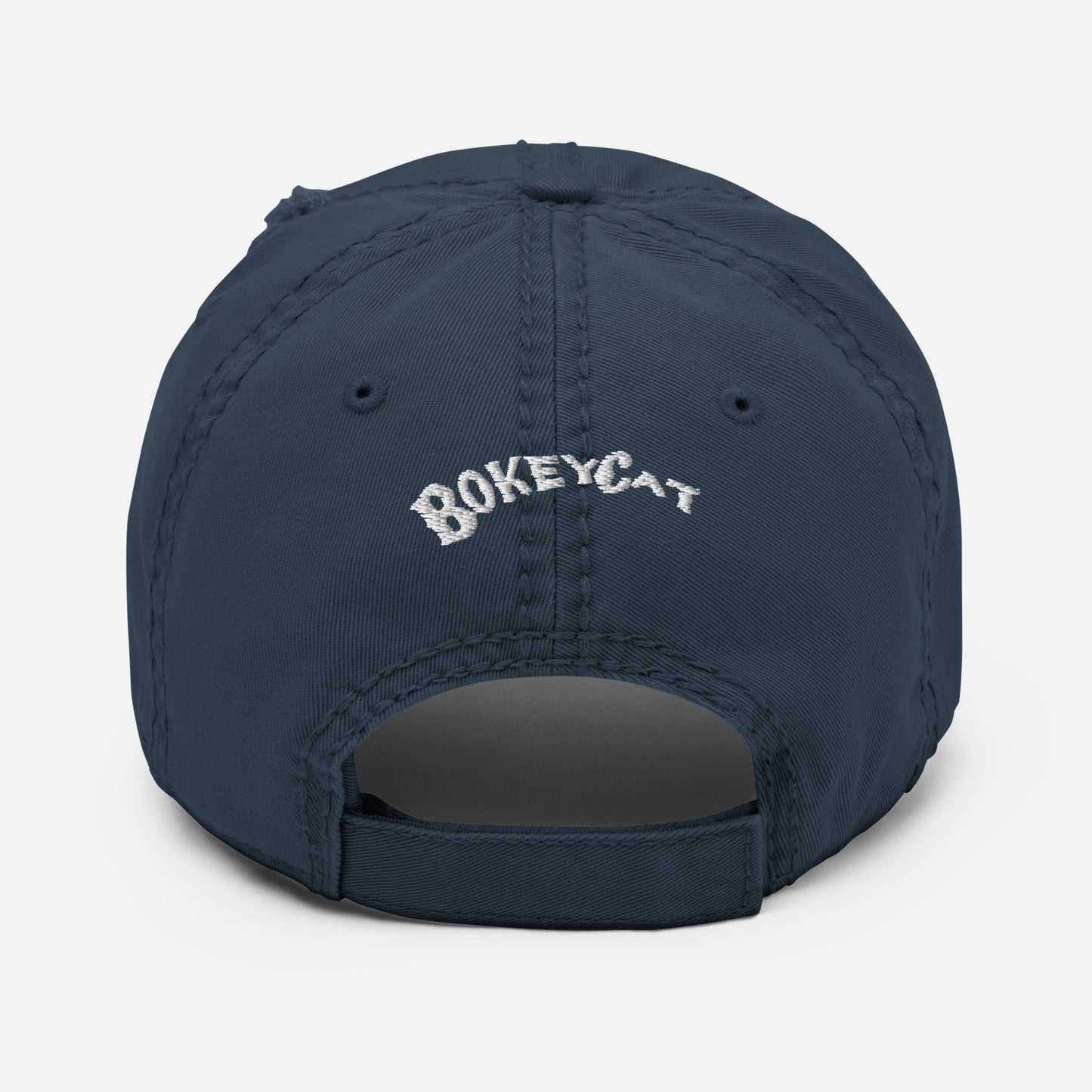 BokeyCat Distressed Dad Hat