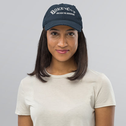 BokeyCat Distressed Dad Hat