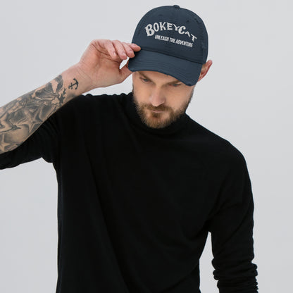 BokeyCat Distressed Dad Hat