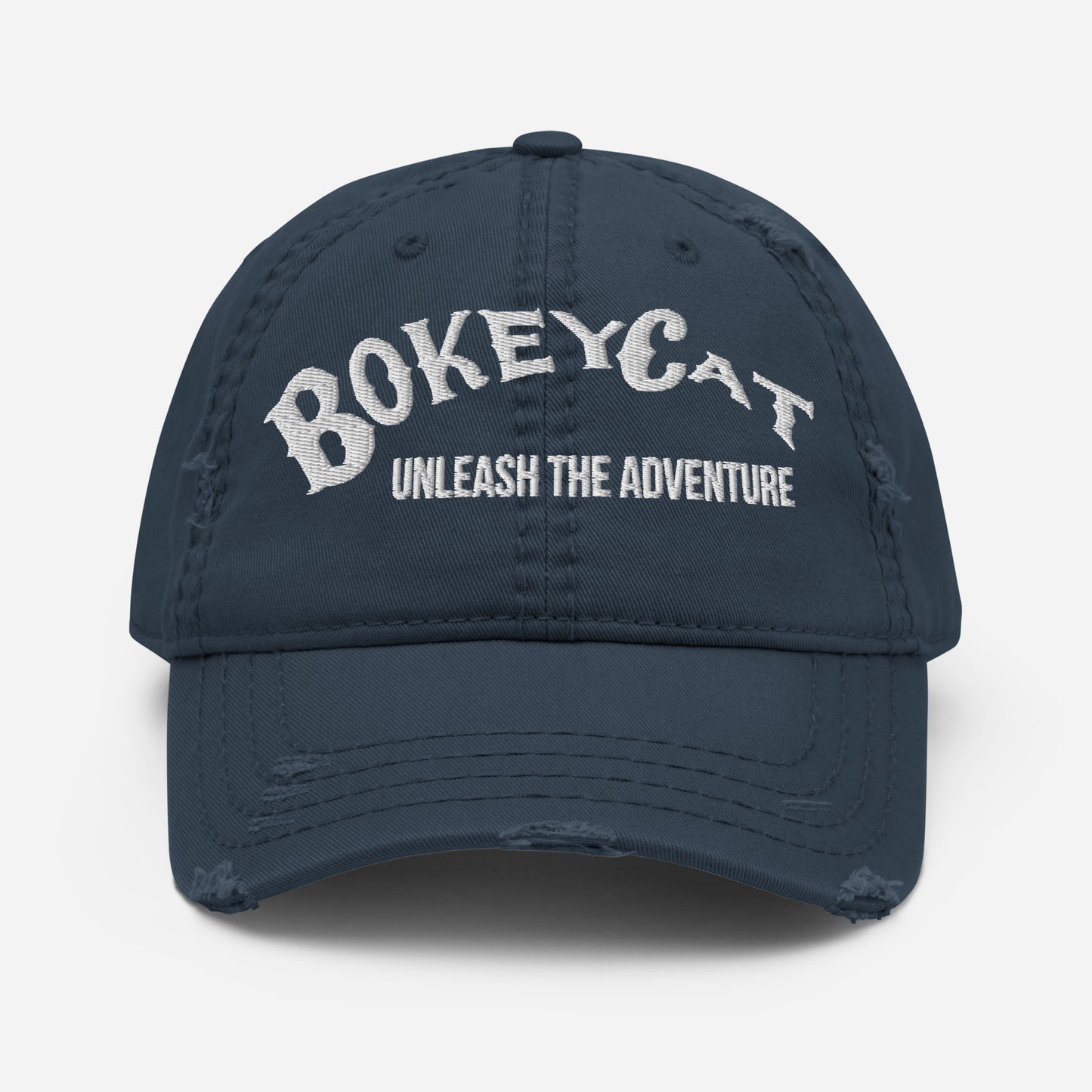 BokeyCat Distressed Dad Hat