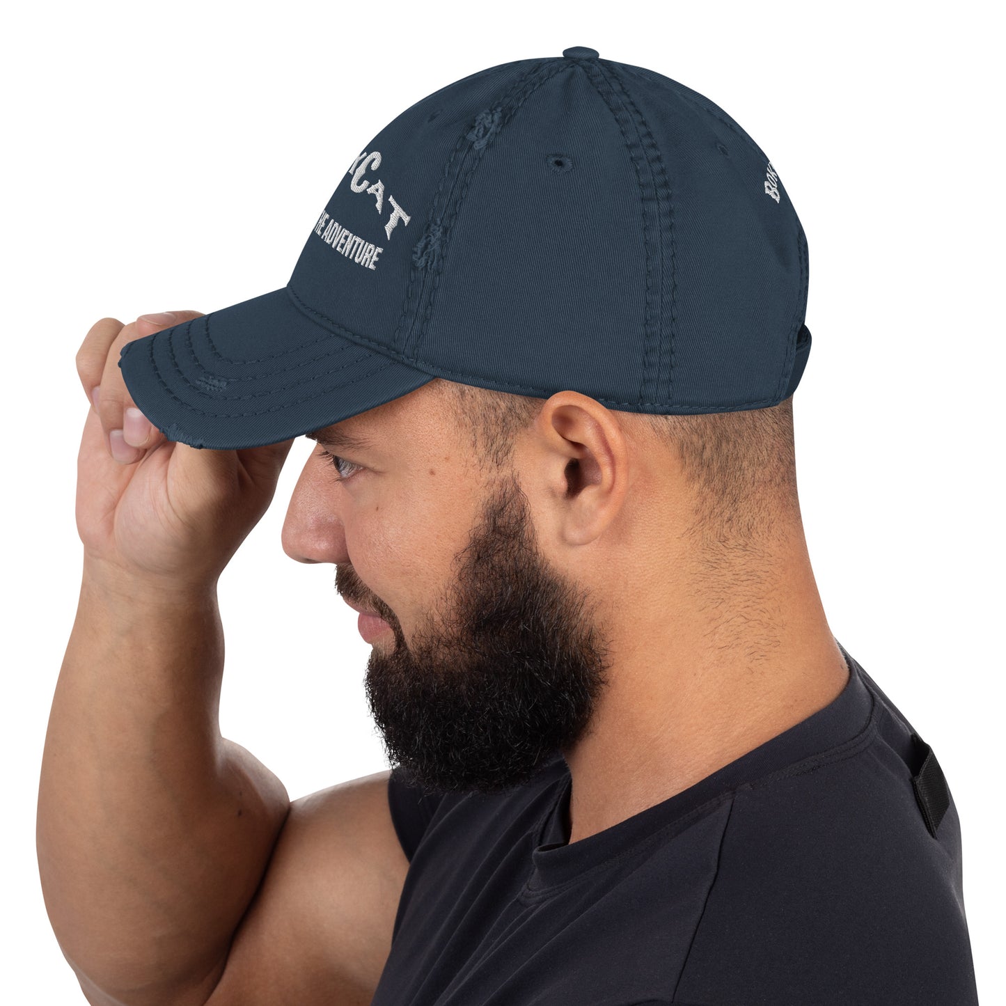 BokeyCat Distressed Dad Hat