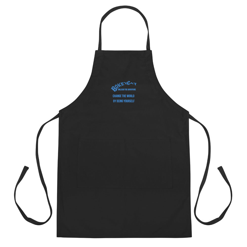 BokeyCat Embroidered Apron