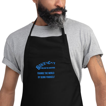 BokeyCat Embroidered Apron