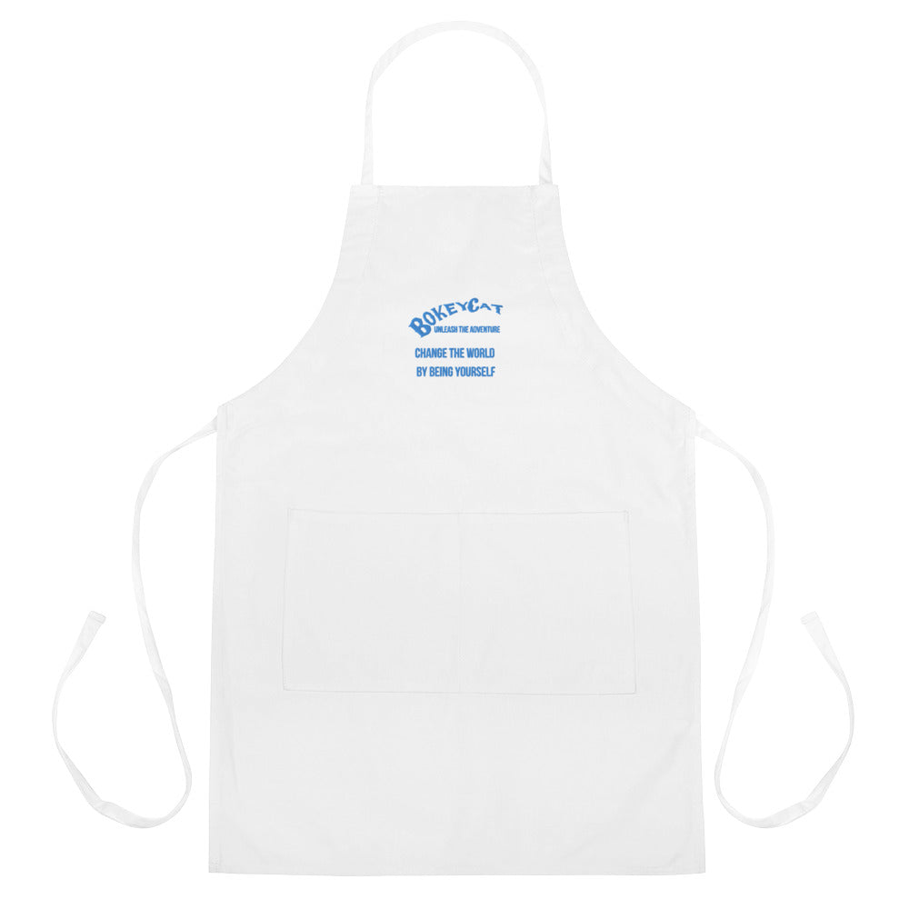 BokeyCat Embroidered Apron