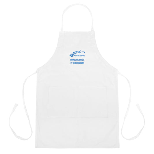 BokeyCat Embroidered Apron